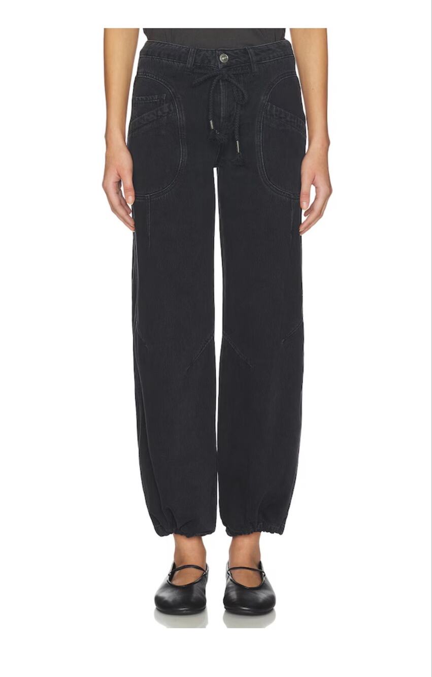 Free People Love Language Pull-On Jeans - Stylish & Comfy Size 30 - Picture 1 of 6